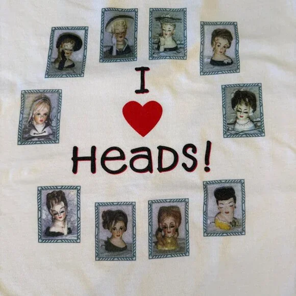 Vintage Kitschy Head Vase T-Shirt Size Med - Picture 5 of 17